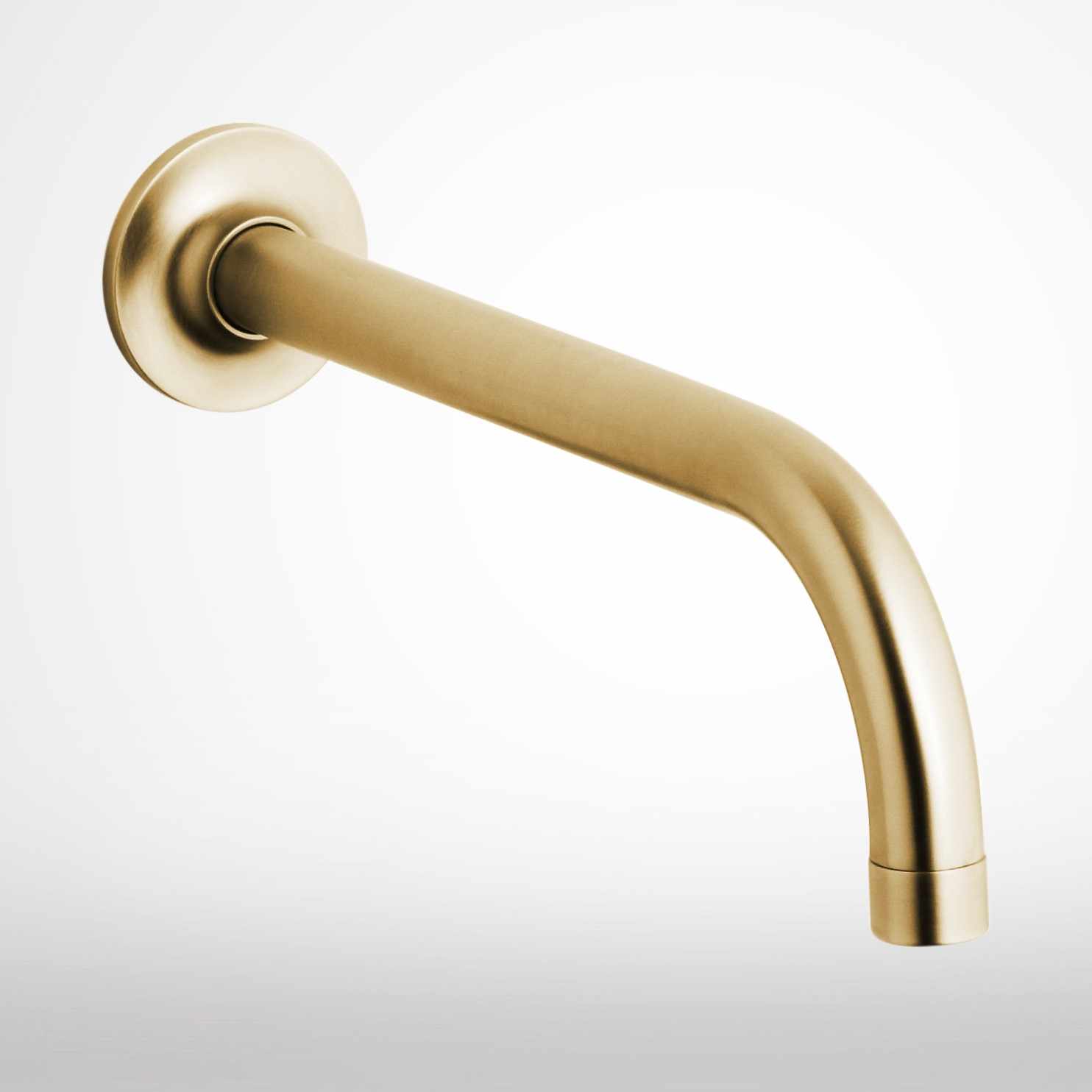 Fontana Brushed Gold Wall Mount Commercial Automatic Sensor Faucet With Insight Infrared Technology